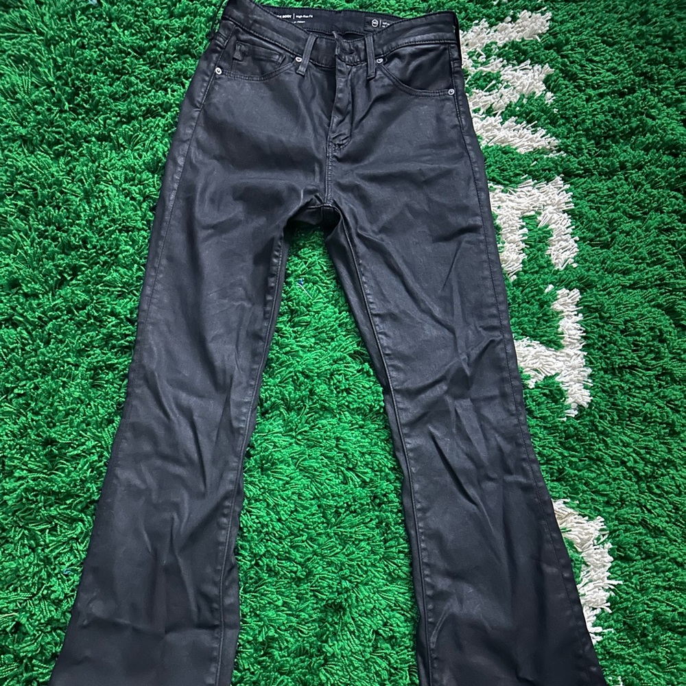 Waxed Coated AG Jeans Farrah Boot